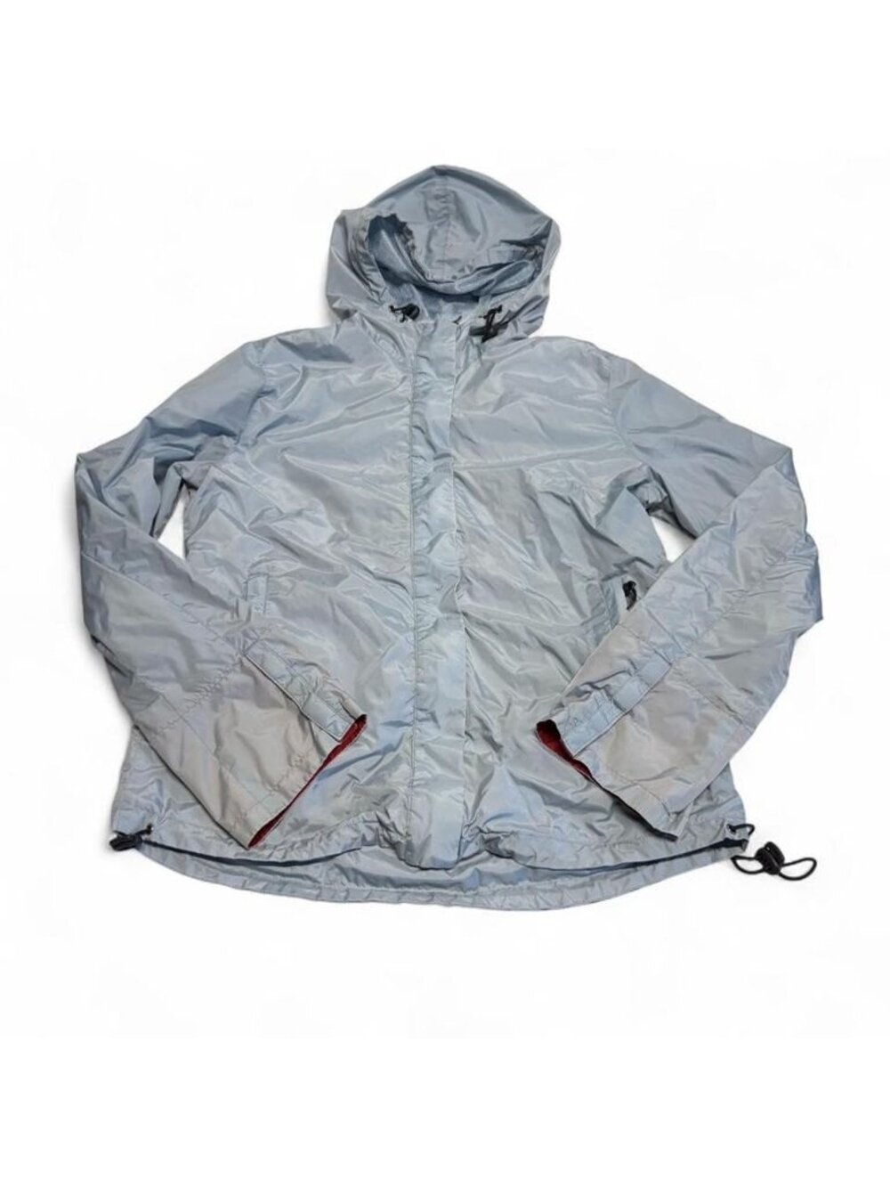 Vintage Y2K Abercrombie & Fitch Full Zip Windbreaker Jacket Women's Medium Blue